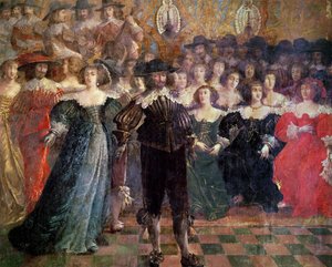 Der Hofball (Detail)