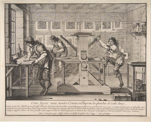 Die Intaglio-Drucker von Abraham Bosse