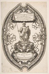 Tugend: Athena, 1637 von Abraham Bosse