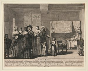Visiter les Malades, aus Sieben Werke der Barmherzigkeit