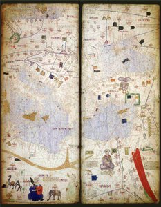 Katalanischer Atlas, Blatt 7 und 8
