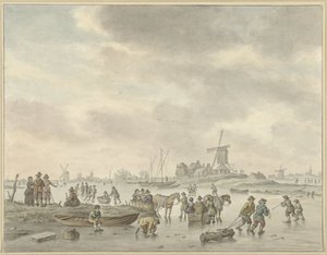 Eisvergnügen von Abraham Delfos