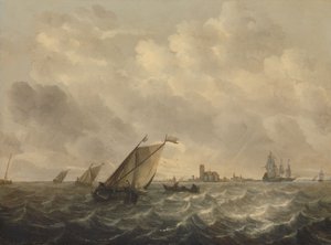 Flussansicht, um 1643-1650 von Abraham Hendricksz van Beyeren