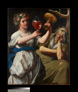 Allegorie der Freude und Melancholie, 1628 von Abraham Janssens