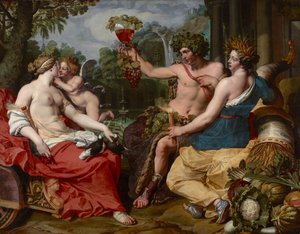 Ceres, Bacchus und Venus von Abraham Janssens