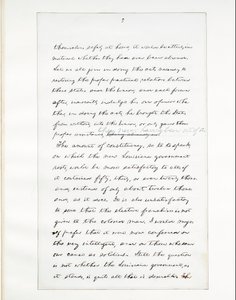 Autographes Manuskript von Lincolns letzter Rede als Präsident, gehalten in Washington D.C., aus dem Fenster des Weißen Hauses am Abend des 11. April