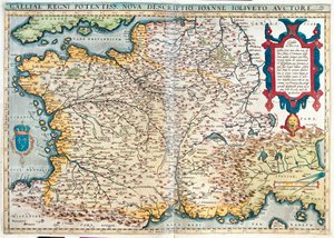 Frankreich von Abraham Ortelius