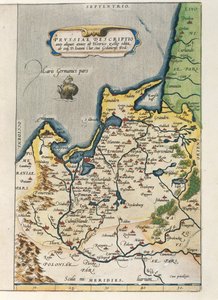 Karte von Preußen, aus Theatrum Orbis Terrarum von Abraham Ortelius von Abraham Ortelius