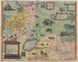 Karte von Russland Aus: Theatrum Orbis Terrarum, 1573 von Abraham Ortelius