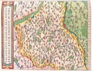 Bundesland: Bayern, Deutschland von Abraham Ortelius