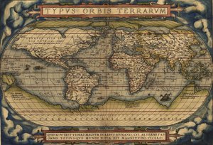 Weltkarte Typvs Orbis Terrarvm