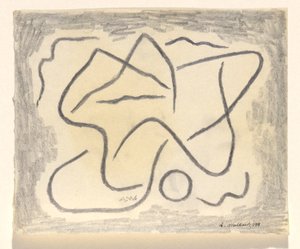Rhythmische Linien: Abstraktion von Abraham Walkowitz