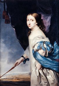 Porträt von Königin Christina von Schweden von Abraham Wuchters