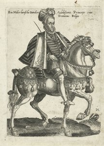 Niederländischer Junker zu Pferd von Abraham de Bruyn (attributed to)