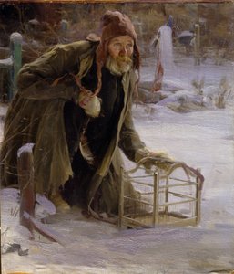 Der Vogelfänger von Abram Efimovich Arkhipov