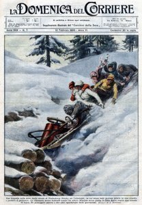Eine Tragödie im Schnee: Auf der Straße von Vordenburg in der Steiermark wurde ein Bobschlitten in einer Schlucht gefunden. Der Fahrer wurde getötet, als er gegen einen Baum prallte. Der Schlitten lief weiter, bis er auf einen Holzstapel traf. Einer der Pa von Achille Beltrame