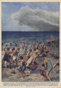 Die Fata Morgana auf dem Meer von Achille Beltrame