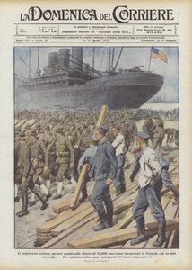 Der Deutsche Gefangene, Während Er Die Landung Von 72.000 Amerikanern Beobachtet, Die Nach Frankreich Transportiert Wurden