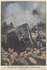 Der Erste Von Den Franzosen Erbeutete Hunnenpanzer