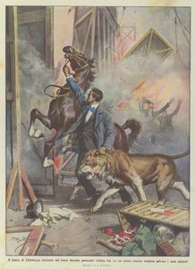 Das Theater von Edinburgh durch Feuer zerstört, viele Opfer, darunter ein Schauspieler
