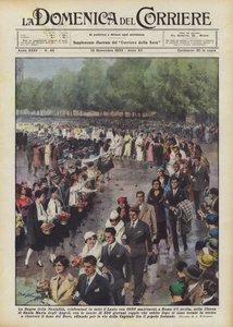 Das Fest der Eheschließung, gefeiert in ganz Latium mit 2620 Hochzeiten, fand in Rom statt von Achille Beltrame