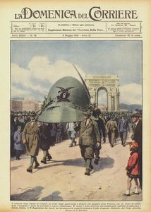 Das Treffen der entlassenen Alpini fand dieses Jahr in Genua auf dem Siegesplatz statt