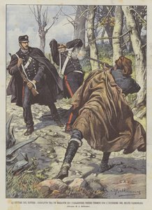 Die Opfer der Pflicht, Konflikt zwischen einem Banditen und den Carabinieri bei Termini mit der Tötung von Achille Beltrame