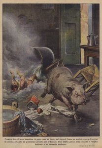Tragisches Ende eines Mädchens von Achille Beltrame