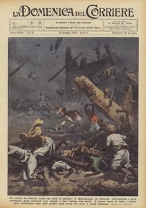 Ein Wirbelsturm hat das Gefängnis von Mymensingh in Bengalen verwüstet