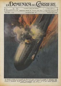 Ein sowjetisches Luftschiff, das von Moskau gestartet war, um einer Gruppe von Entdeckern zu helfen