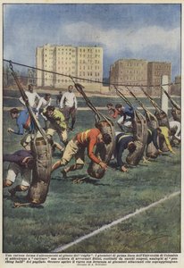 Eine kuriose Form des Rugby-Trainings von Achille Beltrame