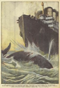 Ein Zusammenstoß von Kolossen von Achille Beltrame