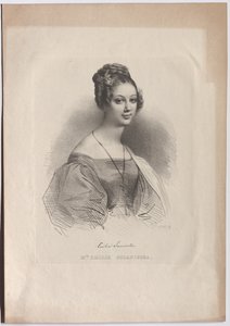 Fräulein Emilie Sczaniecka von Achille Devéria