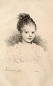 Miss Marie de Clérambault von Achille Devéria
