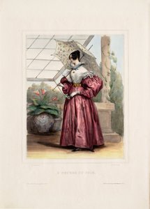 Drei Uhr nachmittags (Frau A. Devéria) von Achille Devéria