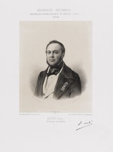 Assemblée nationale, Galerie der Volksvertreter - Marie François Joseph Jules André (Hérault) von Achille Devéria