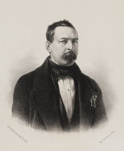 Assemblée nationale, Galerie der Volksvertreter - Toussaint Bravard von Achille Devéria