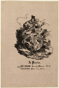 Porträtmedaillon von Faust und Marguerite, Verlegerblatt aus Faust