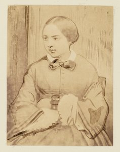 Porträt einer jungen Dame, wahrscheinlich Cécile Devéria von Achille Devéria