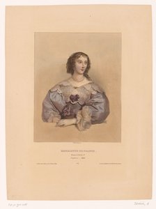 Porträt von Henrietta Maria von Frankreich Berühmte Malermodelle (Serie)