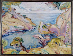 La Calanque de Figuerolles a La Ciotat von Achille Emile Othon Friesz