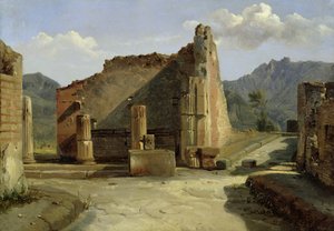 Das Forum von Pompeji von Achille Etna Michallon