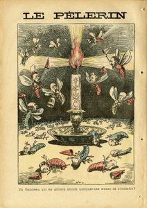 Illustration von Achille Lemot (1846-1909) in Le Pelerin von Achille Lemot