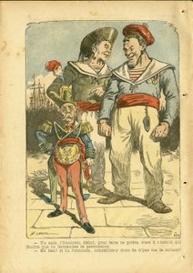 Illustration von Achille Lemot in Le Pelerin von Achille Lemot
