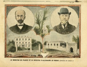 Illustration von Achille Lemot (1846-1909) in Le Pelerin von Achille Lemot