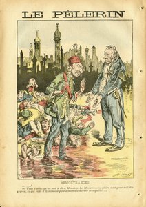 Illustration von Achille Lemot (1846-1909) in Le Pèlerin von Achille Lemot