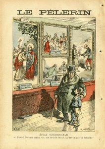 Illustration von Achille Lemot (1846-1909) in Le Pelerin von Achille Lemot