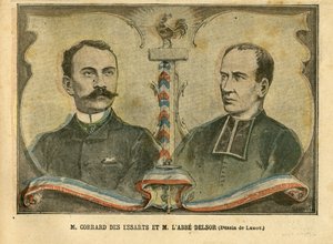 Illustration von Achille Lemot (1846-1909) in Le Pelerin, 24/01/04 - M. Corrard des Essarts und M. L