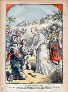 Papst Leo XIII. (Vincenzo Giocchino Pecci) von Achille Lemot