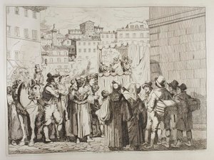 Marionettentheater in Rom von Achille Pinelli